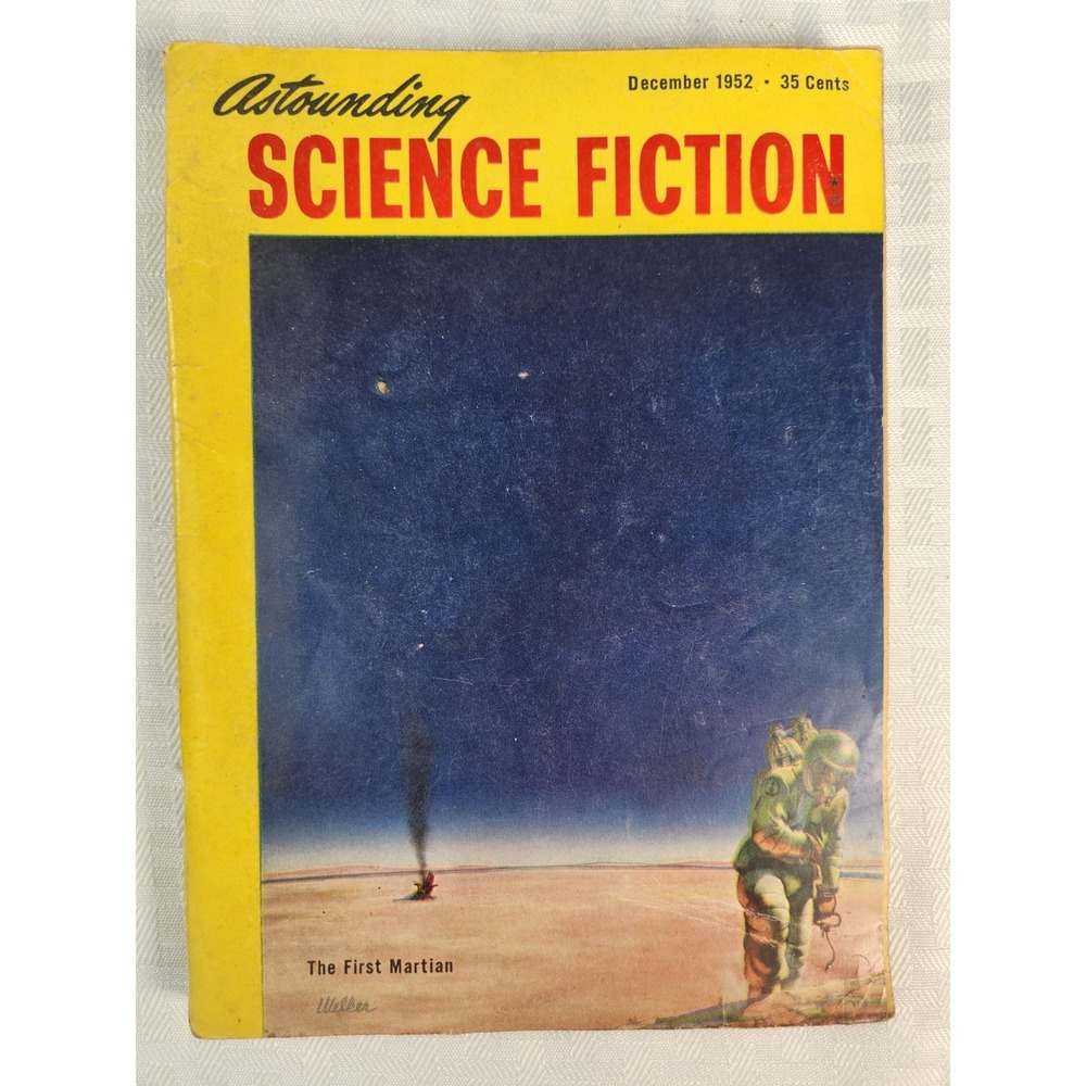Astounding Science Fiction December (1952)-The First Martian-Digest-Pulp